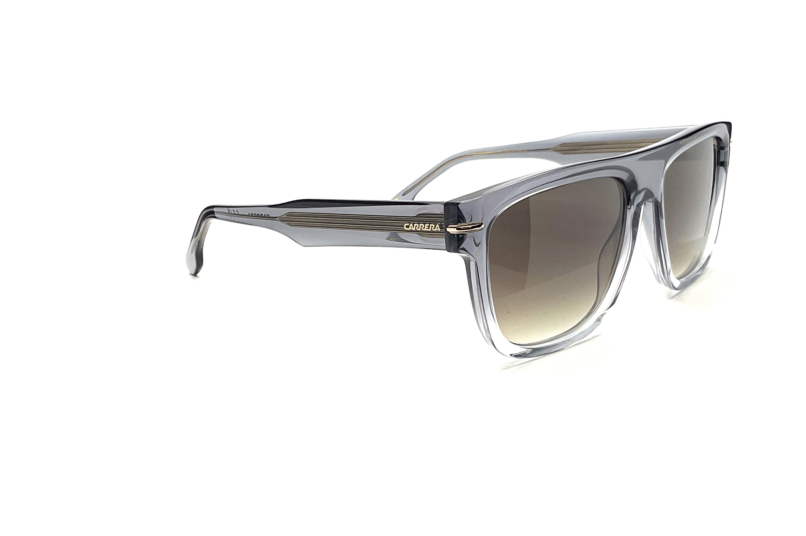 Carrera 340/S Grey Gold Sunglasses - Polarized UV Protection for Men & Women - Perfect for Driving, Running, and Outdoor Activities