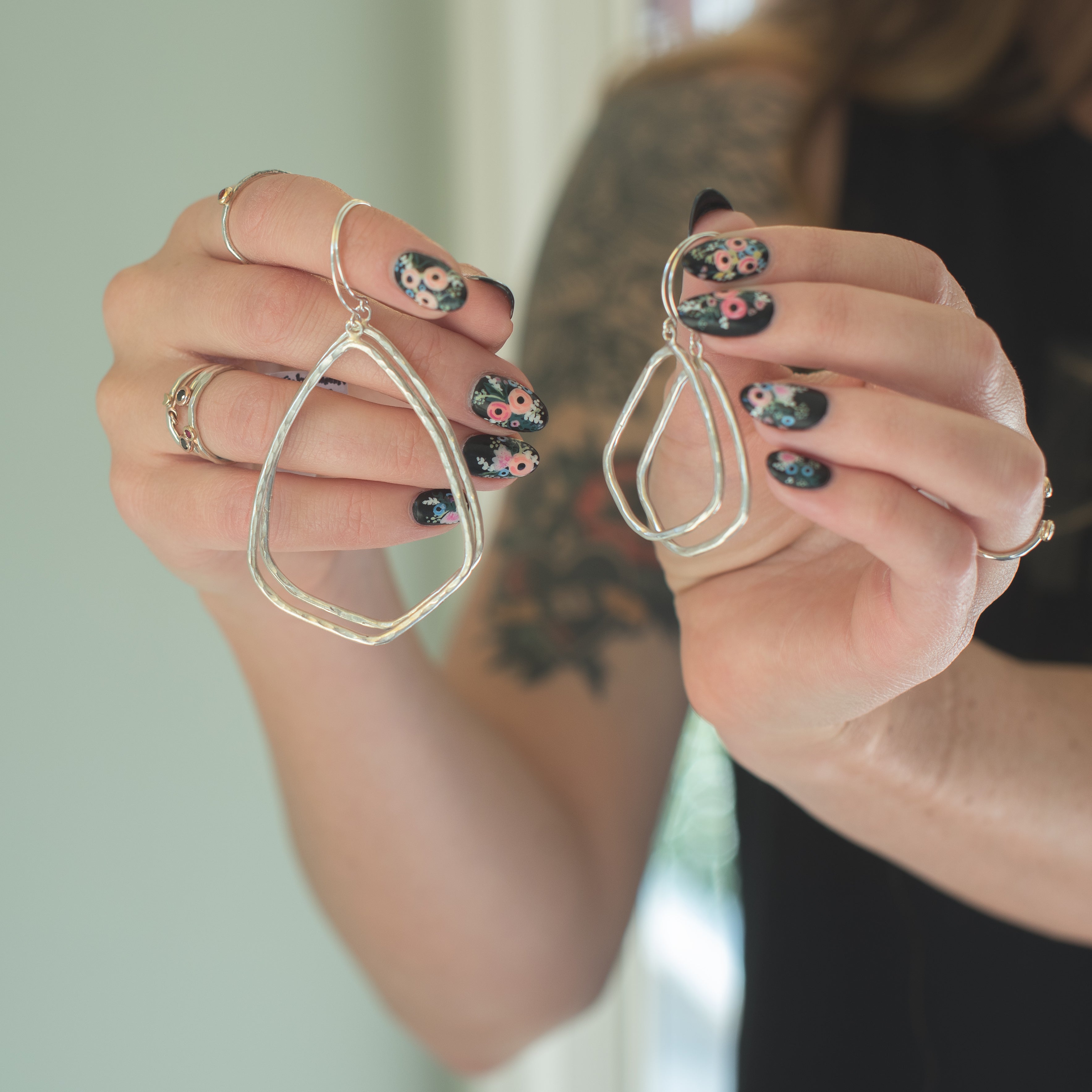 Elegant Geometric Dangle Earrings for Women - Trendy Boho Chic Jewelry for Parties, Weddings & Everyday Wear