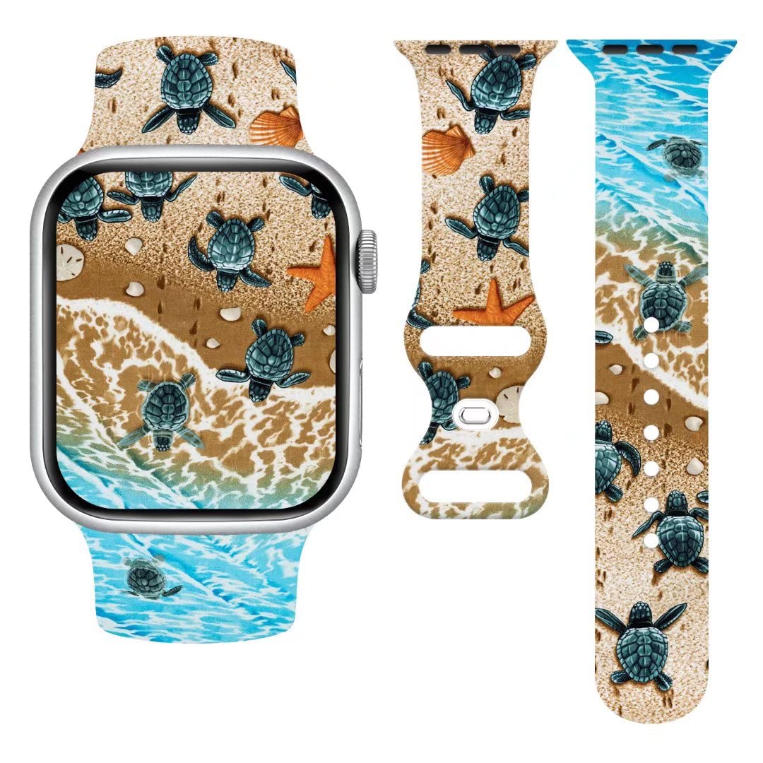 Soft Silicone Apple Watch Band Compatible with 38mm 40mm 41mm - Adjustable Replacement Strap for Series 7/6/5/4/3/2/1/SE - Perfect for Workouts, Daily Wear & Fashion Accessories for Men & Women