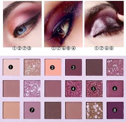 Nude Edition Eyeshadow Makeup Kit with Eyeliner, Mascara & Eyebrow Pencil (3-in-1) - Perfect for Natural Everyday Look, Date Night & Professional Makeup