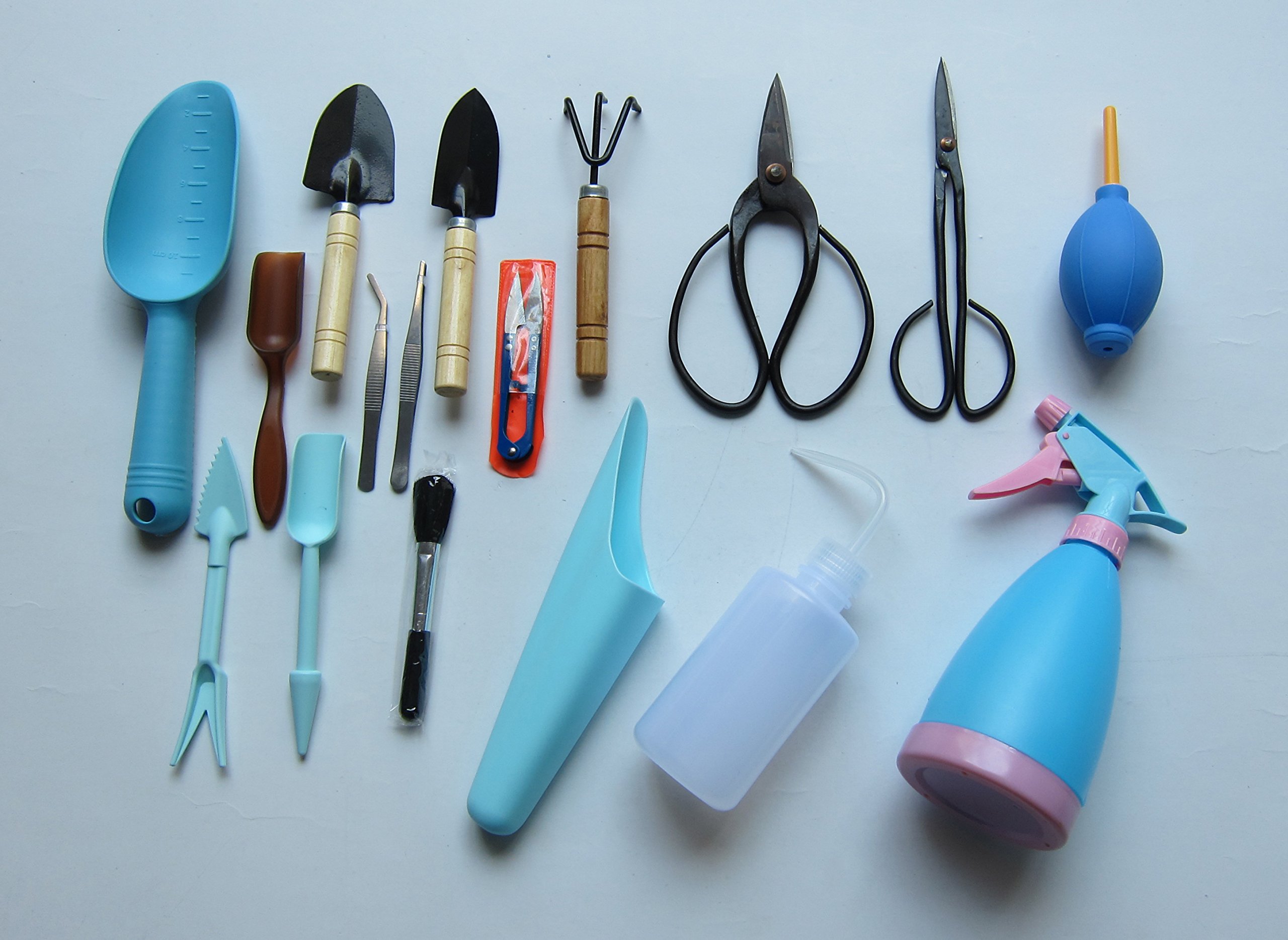 17-Piece Bonsai Tools Set - Professional Bonsai Shears & Succulent Garden Kit | Perfect for Pruning, Trimming & Plant Care | Indoor & Outdoor Gardening Essentials