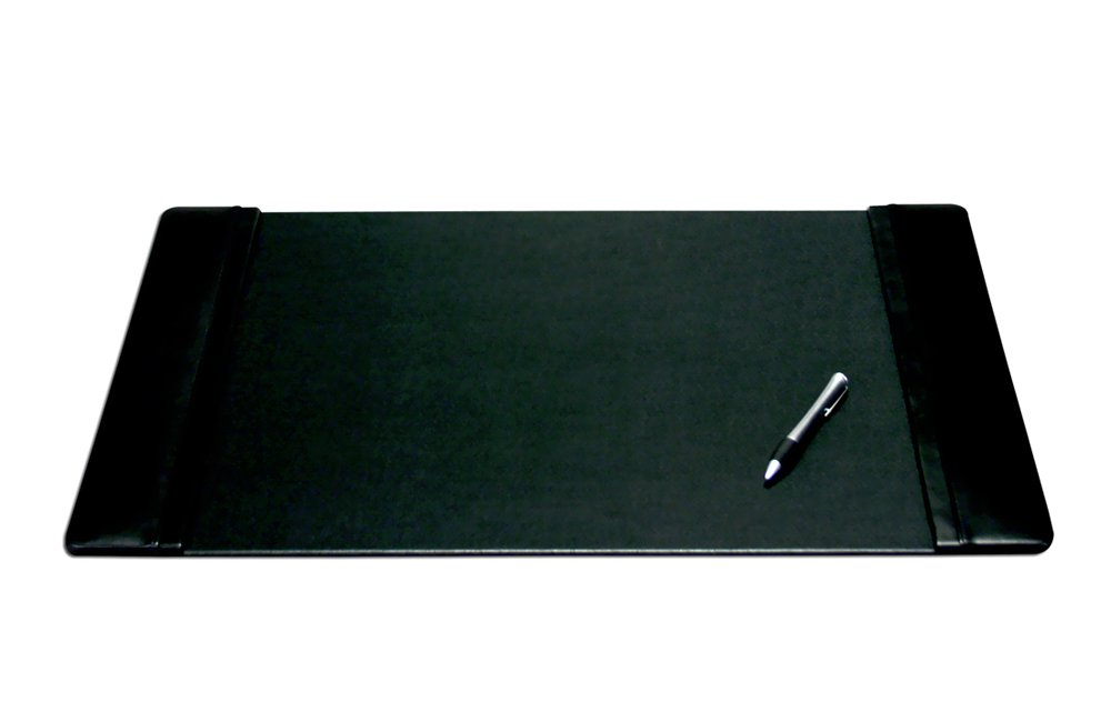 Premium Leather Desk Pad - Dacasso Classic Side Rail Design 25.5