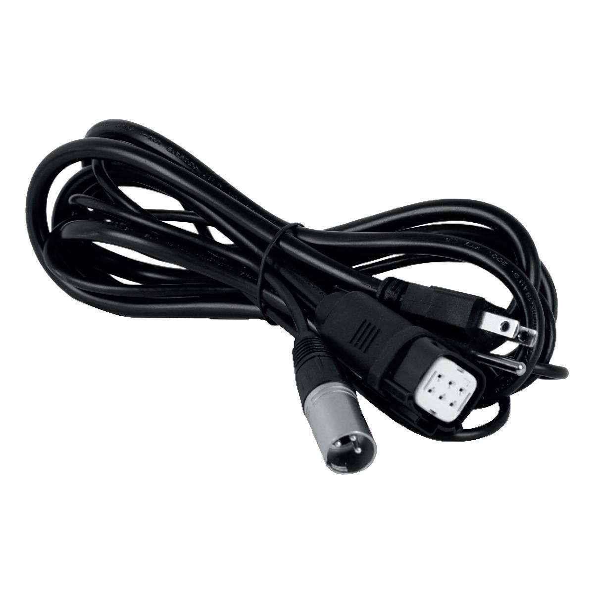 6ft DMX Input Cable with 3 Pin XLR Connector - Compatible with Keystone Wall Washer & Third-Party DMX Controllers - Perfect for Stage Lighting, DJ Equipment, and Architectural Lighting Systems