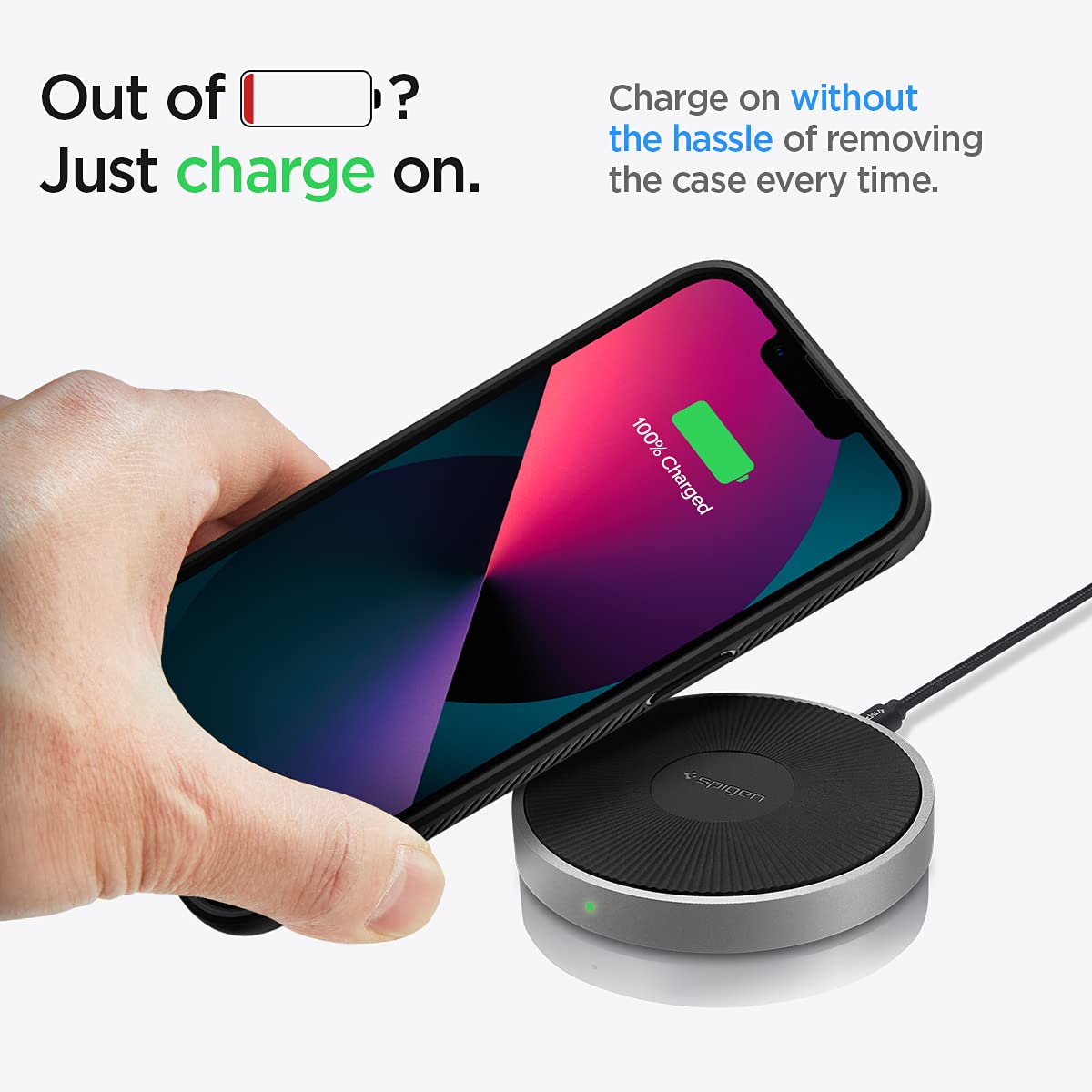 Spigen Liquid Air Armor Case for iPhone 13 (2021) - Slim Protective Cover with Air Cushion Technology | Matte Black | Perfect for Everyday Use & Drop Protection