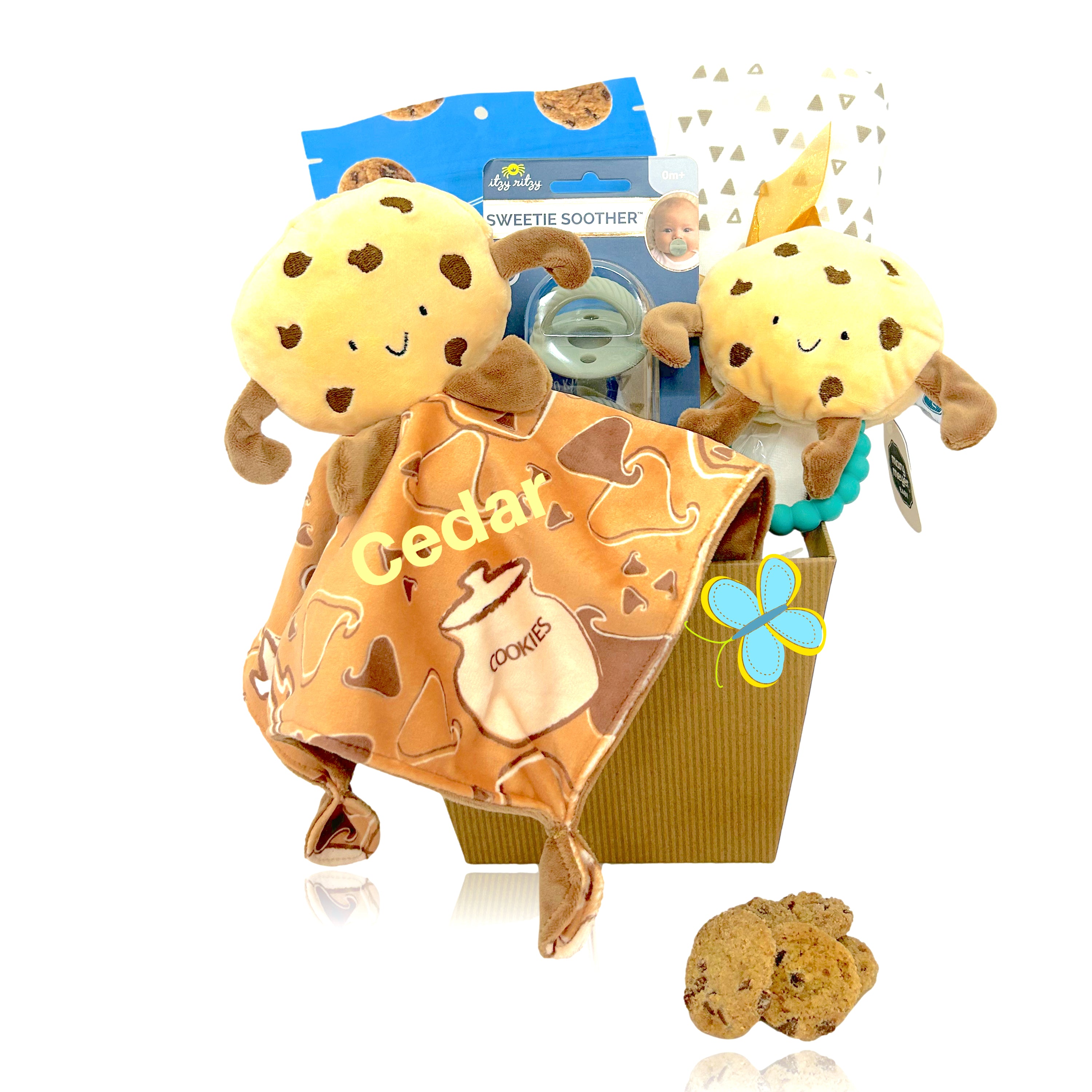 Cuddles & Cookies Gift Box - Premium Cookie Gift Set for Holidays, Birthdays & Special Occasions - Perfect for Christmas, Valentine's Day & Corporate Gifting (SKU: BBC322)