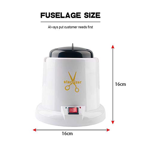 BONEW Nail Sterilizer for Salon & Tattoo - High Temp Disinfect Machine for Manicure Tools