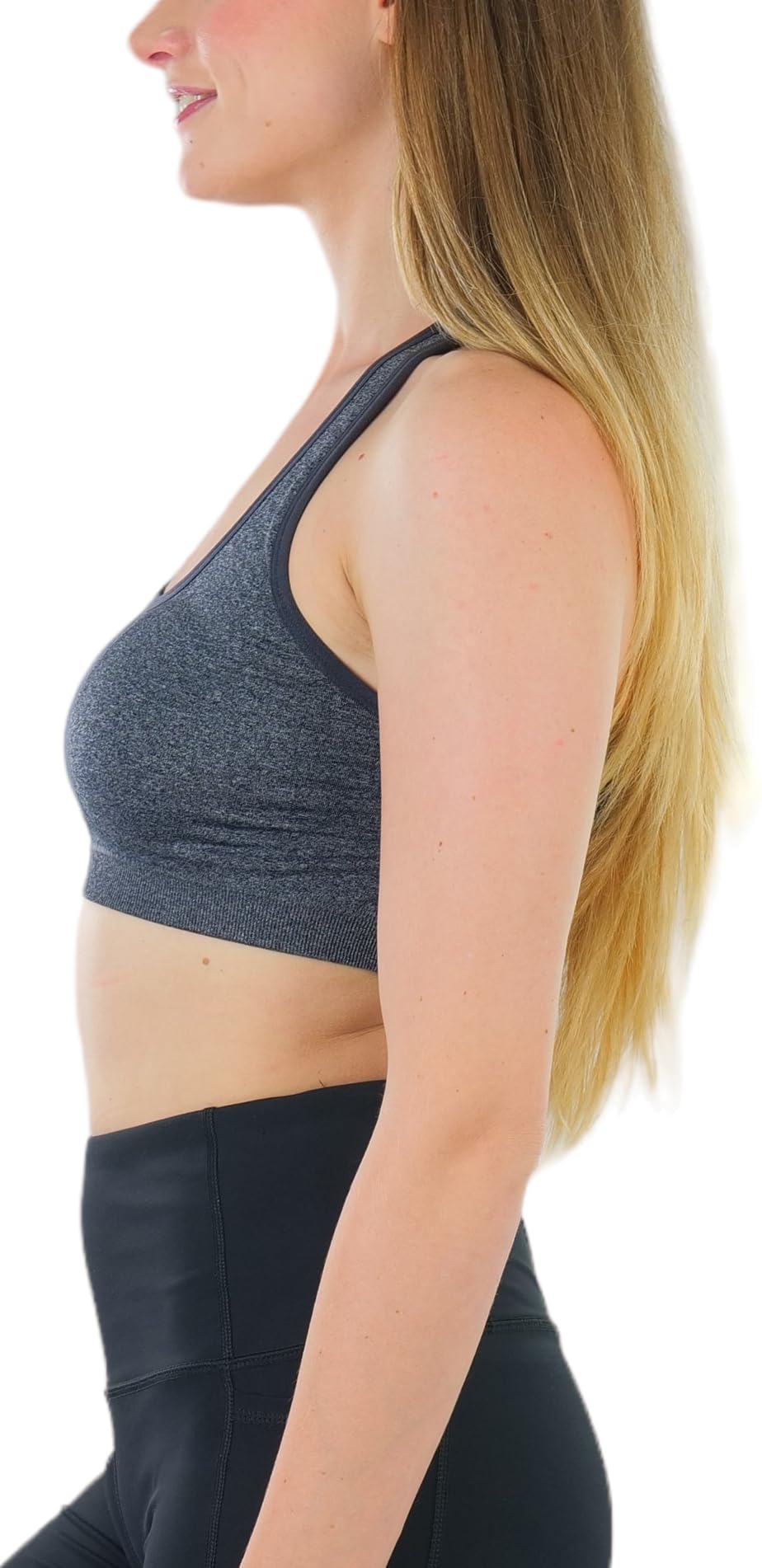 ToBeInStyle Women's Seamless Supportive Wire-Free Sports Bras & Bralettes - Comfortable Yoga, Gym & Lounge Wear for Active Women