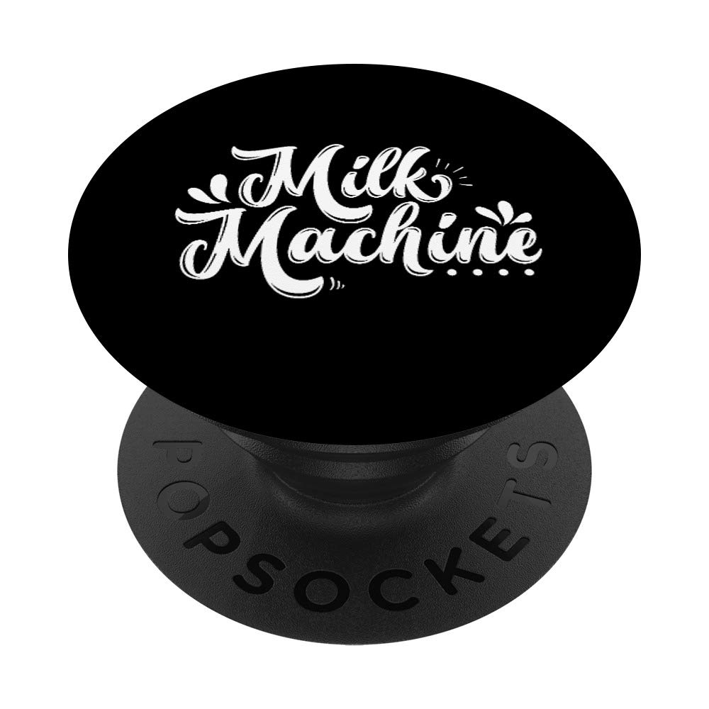 **Breastfeeding Awareness Milk Machine Nursing Mother PopSockets PopGrip - Swappable Phone & Tablet Grip - Perfect Gift for Moms, New Moms & Breastfeeding Support**    *(Use Case: Ideal for nursing mothers, breastfeeding awareness campaigns, and as a thoughtful gift for baby showers or Mother's Day.)*