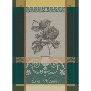 Les Noisettes Boise Kitchen Towel 100% Cotton - Absorbent & Durable Dish Cloth for Cooking, Cleaning & Decor