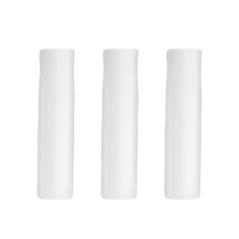 3-Piece Cabilock Vacuum Airless Cosmetic Containers Set - Leak-Proof Makeup & Lotion Pump Bottles for Travel (White) | Perfect for Skincare, Foundation, Serum Storage & On-The-Go Beauty Essentials