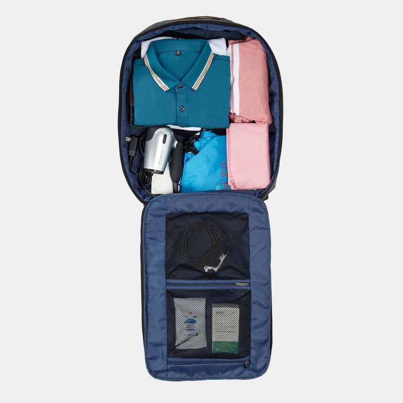 Travelon Transit Carry on Backpack - Lightweight Anti-Theft Travel Backpack for Men & Women - Perfect for Airplane, Commuting, Business Trips & Weekend Getaways