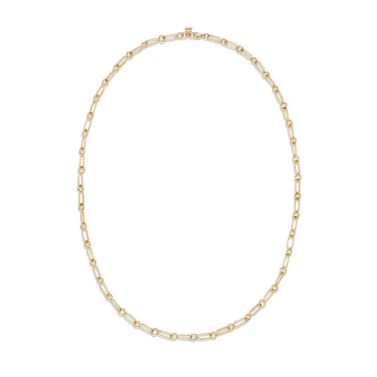 Temple St. Clair Small River Chain Necklace - 18K Gold Plated Dainty Jewelry for Women | Perfect for Everyday Wear, Gift Giving & Special Occasions