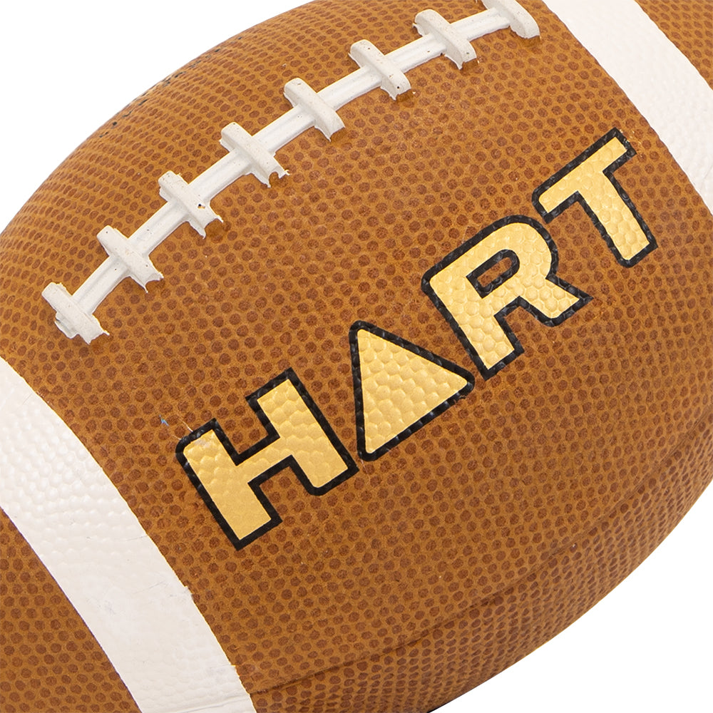 HART Super Grip American Footballs - Official Size & Weight for Training & Games - Perfect for Backyard, Park, and Field Practice