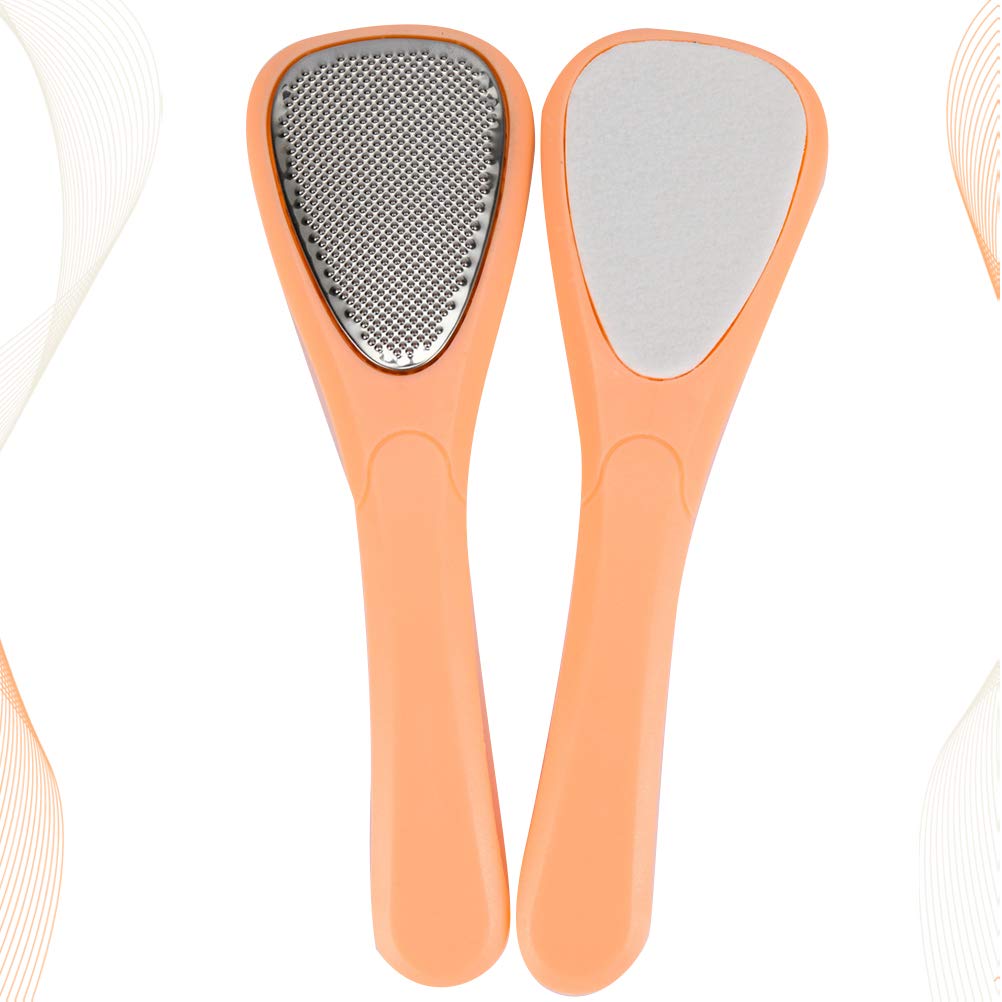 2-Pack Stainless Steel Pedicure Foot Files – Professional Foot Grater & Callus Remover for Smooth Feet – Perfect for Home Pedicure, Spa, and Foot Care Routine