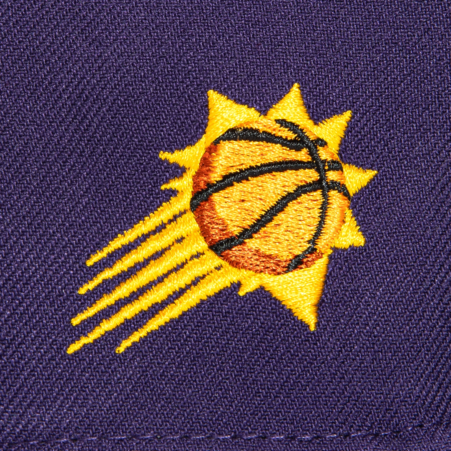 New Era 59Fifty Phoenix Suns NBA Logo Patch Alternate City Edition Snapback Hat - Purple & Black for Men's Basketball Fan Gear & Streetwear Fashion