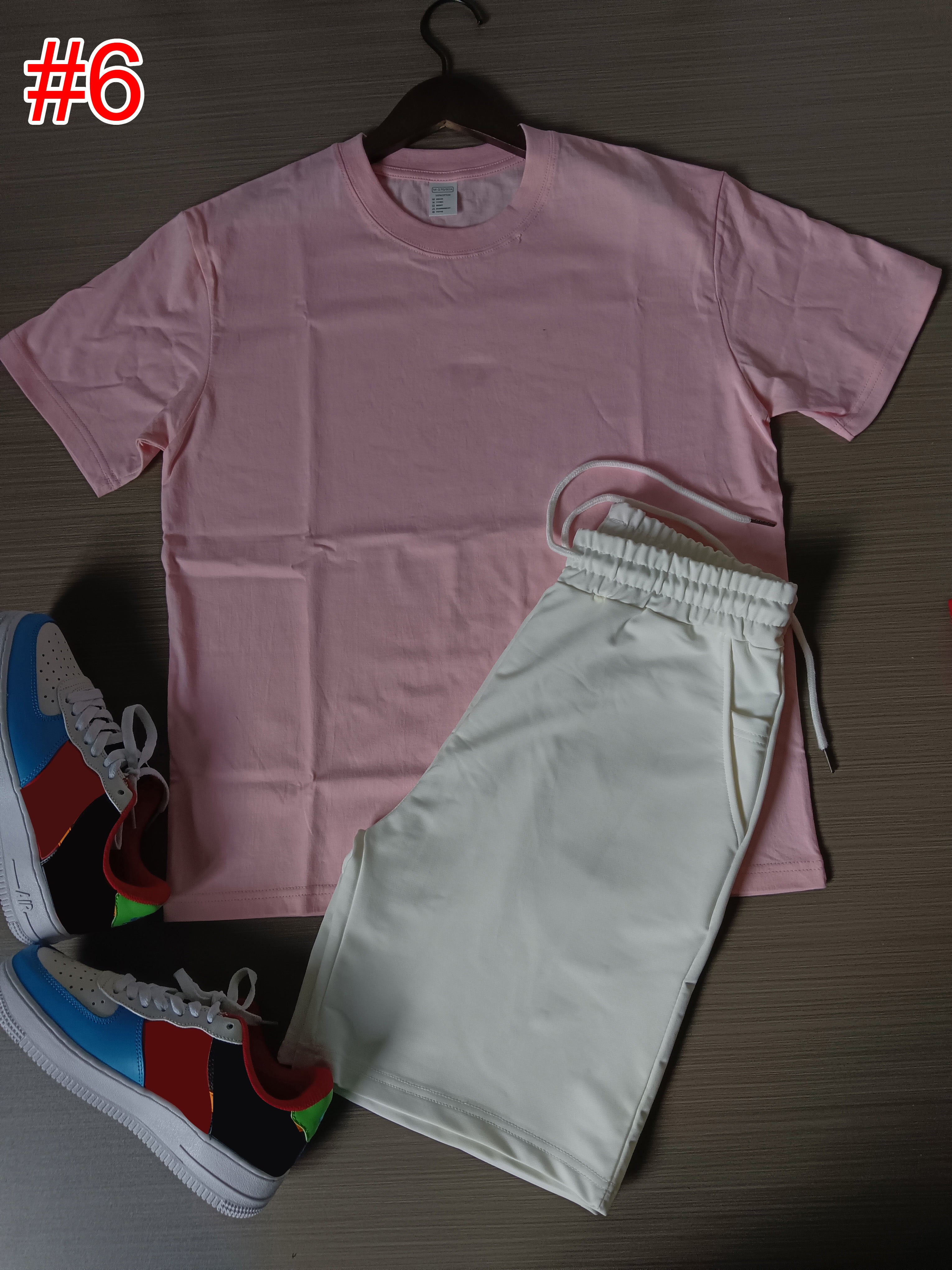 Men's Casual Short Sleeve T-Shirt & Athletic Shorts Set - Comfortable Summer Outfit for Gym, Running, and Outdoor Activities