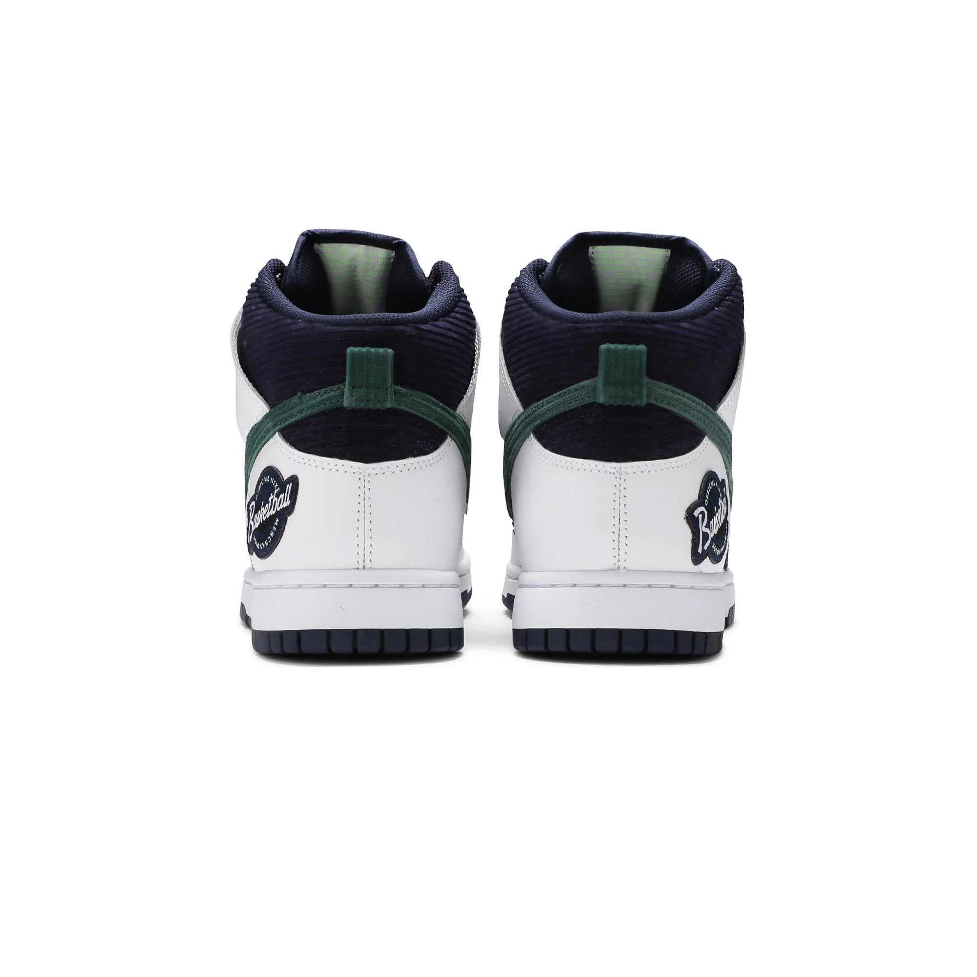 Nike Dunk High 'Sports Specialties White Navy' Retro Basketball Shoes 2021 - Men's Sneakers for Casual Wear, Street Style & Sneaker Collectors