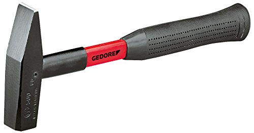 GEDORE 8598930 Professional Engineers Hammer - 2000g Heavy Duty Forged Steel Head - Perfect for Metalworking, Construction & Automotive Repair