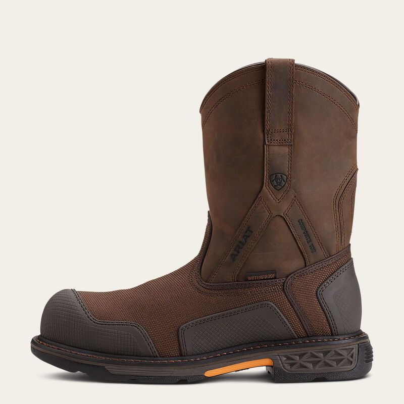 OverDrive XTR Waterproof Composite Toe Work Boots - Safety Shoes for Men, Slip Resistant & Electrical Hazard Protection - Ideal for Construction, Warehouse & Outdoor Work