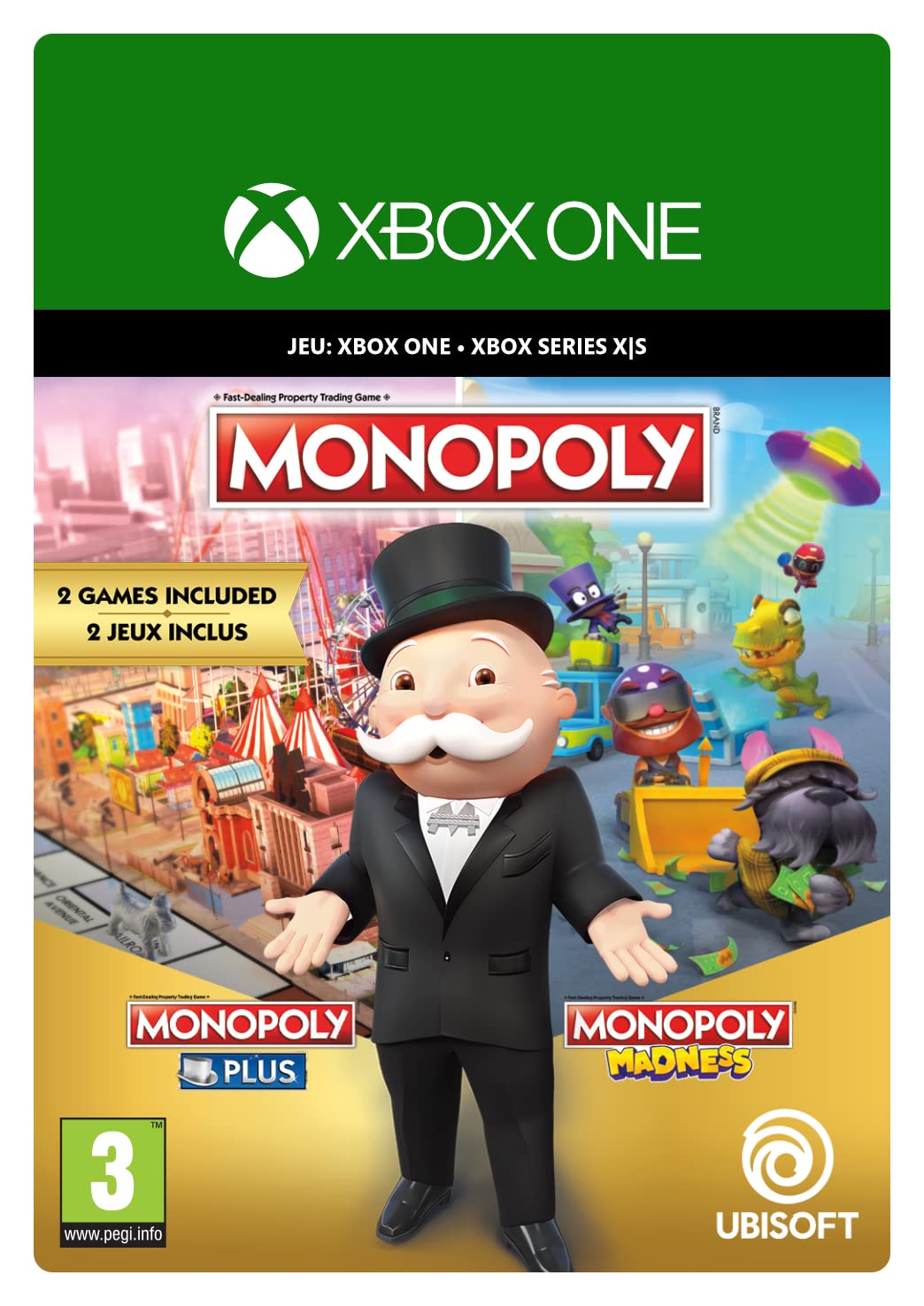 Monopoly Plus & Monopoly Madness Bundle - Digital Download Game Code for Xbox One & Xbox Series X|S - Family Board Game Night & Online Multiplayer Fun