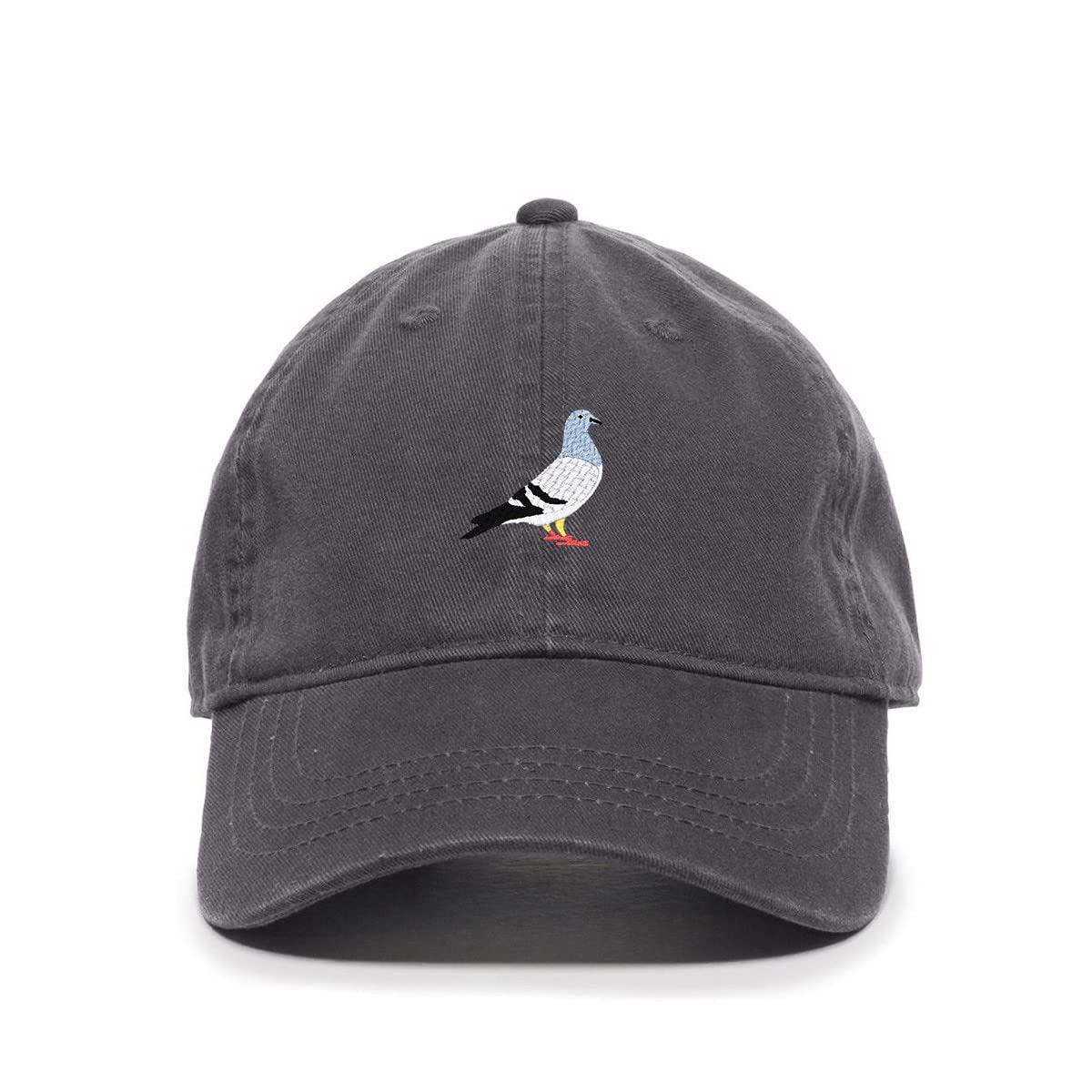Pigeon Embroidered Cotton Baseball Cap - Adjustable Dad Hat for Men & Women - Perfect for Outdoor Sports, Casual Wear & Sun Protection