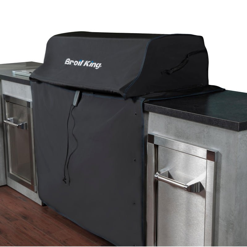 Broil King 68591 Premium Grill Cover for Built-In Imperial/Regal 400 Series - Weatherproof Protection for Outdoor BBQs & Patio Cooking