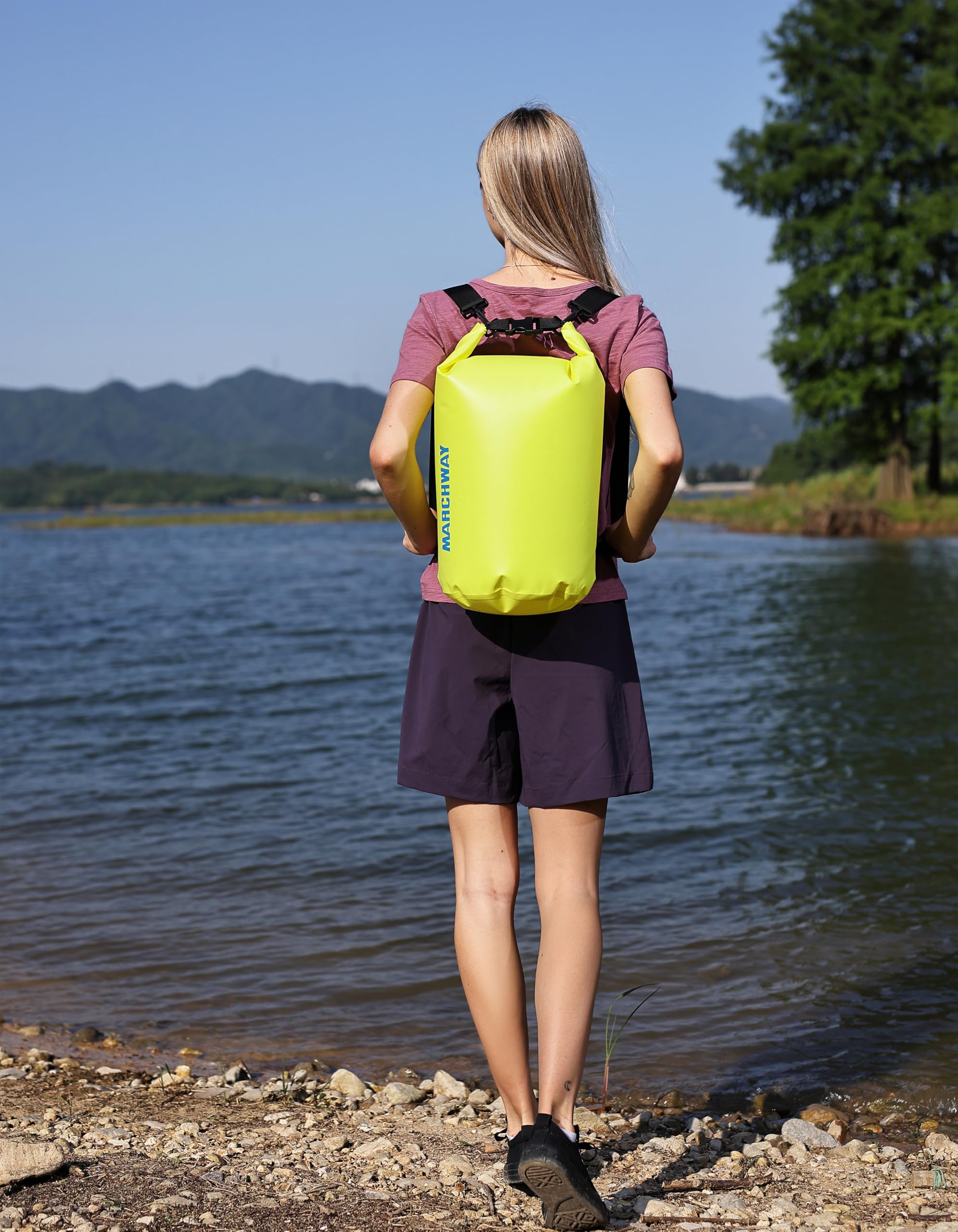 Waterproof Dry Bag Backpack 5L 10L 20L 30L 40L - Floating Roll Top Sack for Kayaking, Rafting, Boating, Swimming, Camping, Hiking, Beach & Fishing - Keep Gear Dry in Water Sports & Outdoor Adventures