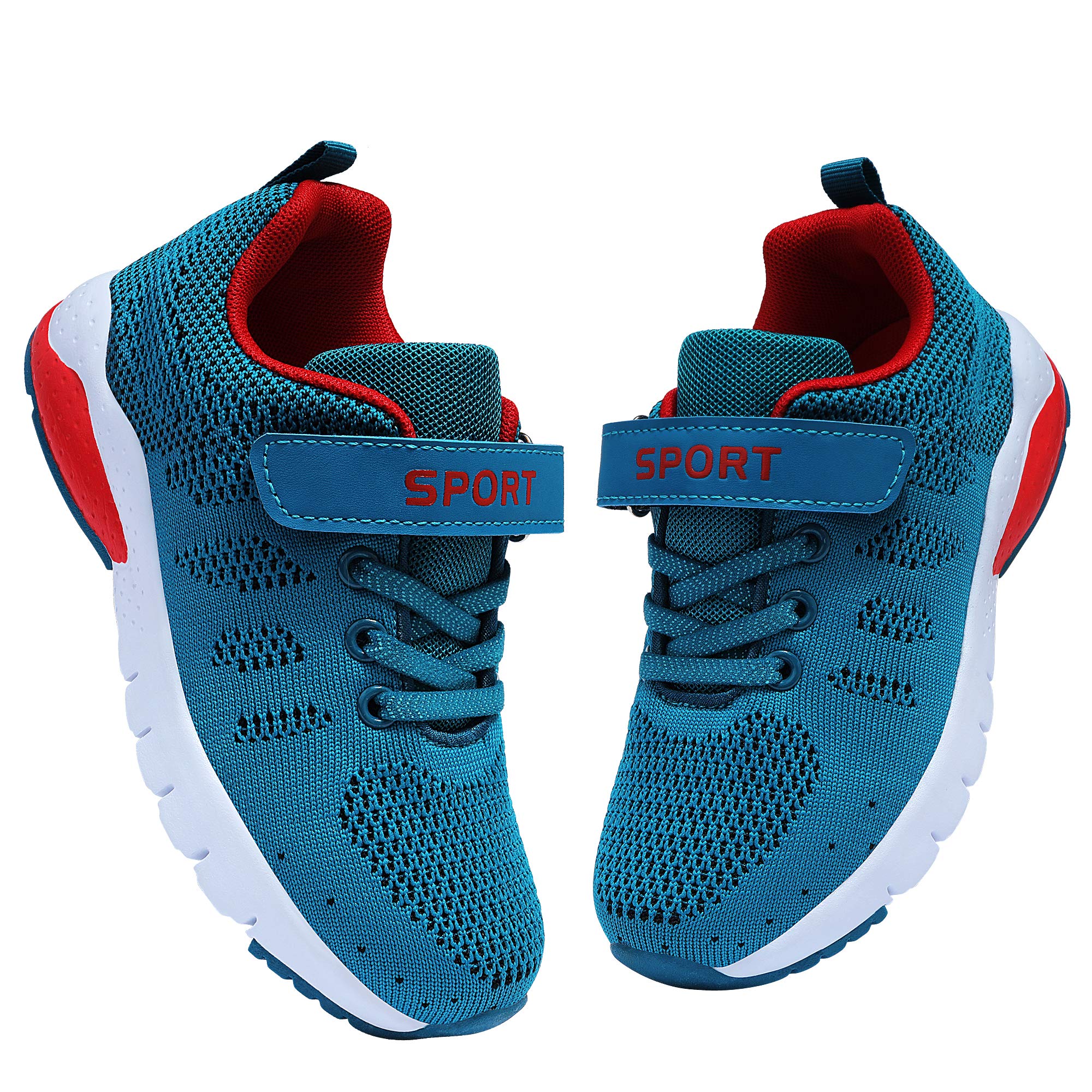 MAYZERO Kids Tennis Shoes for Boys & Girls - Lightweight Breathable Running Sneakers for Sports, Walking & Play - Comfortable Athletic Shoes for School, Gym & Outdoor Activities