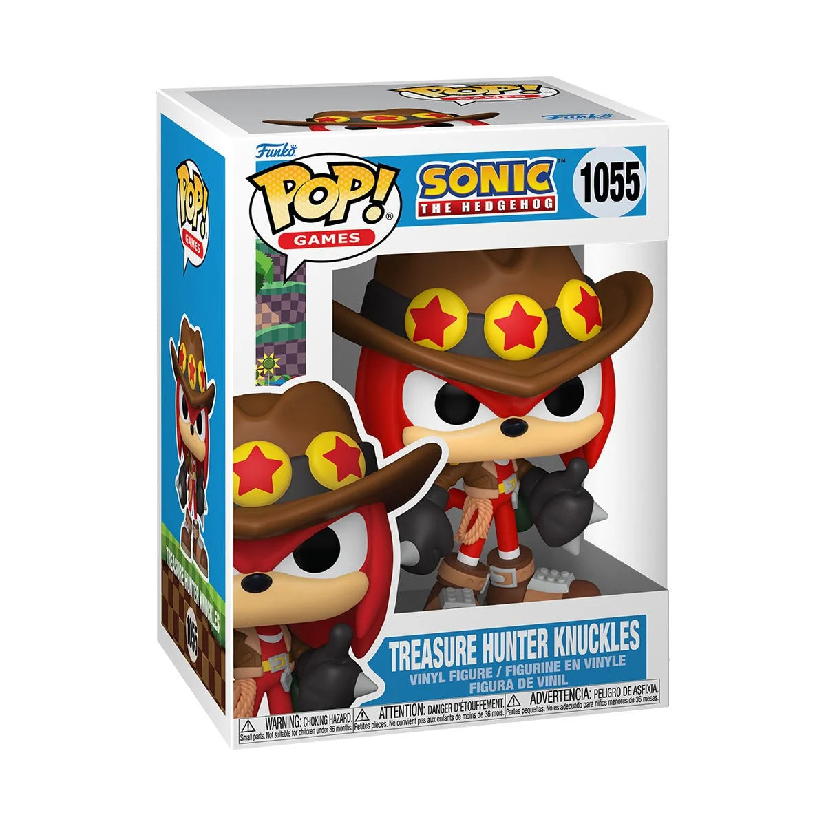 Sonic the Hedgehog: Knuckles the Treasure Hunter Action Figure - Perfect for Collectors and Kids' Playtime Adventures