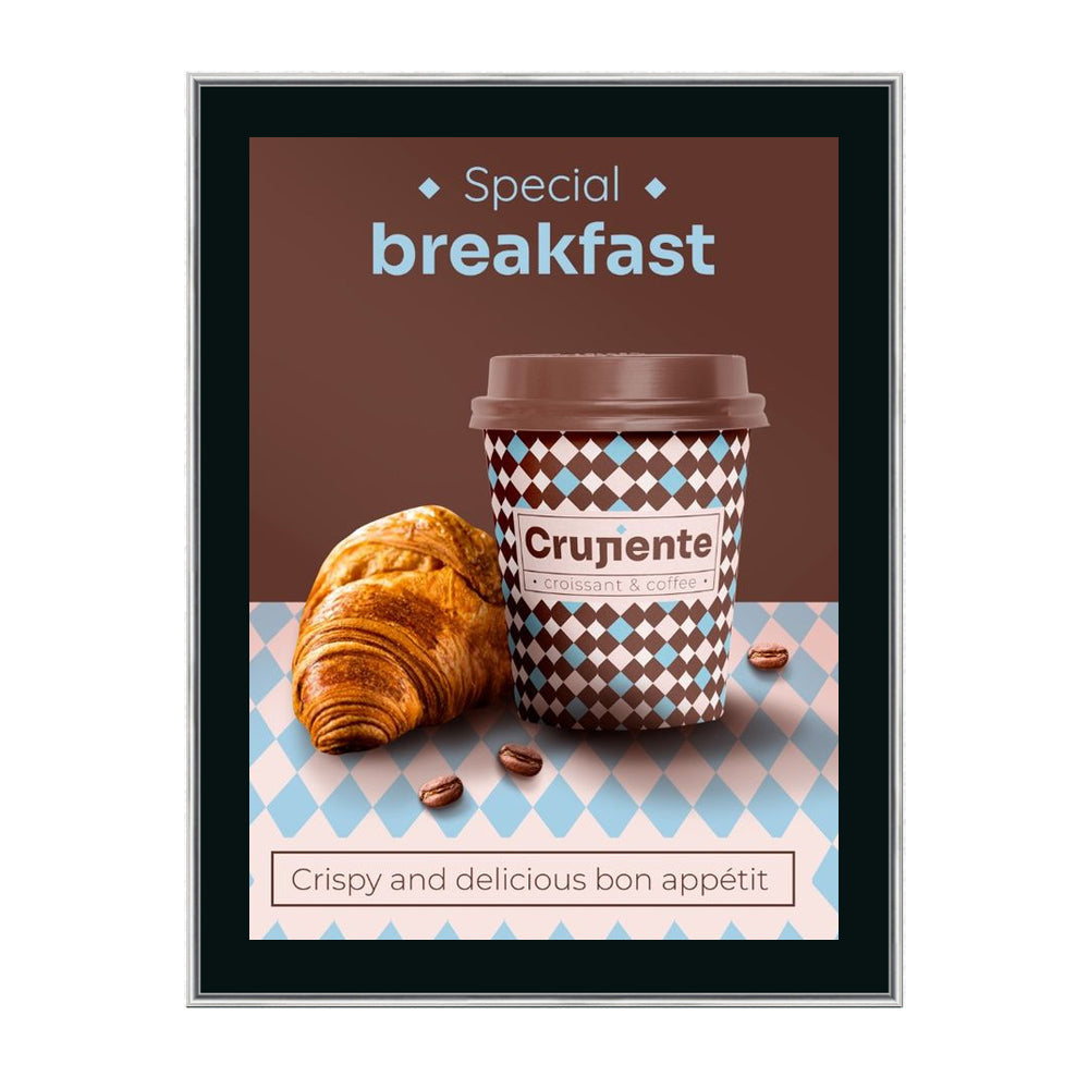 16x20 Poster Frame - SwingFrame Classic Metal Frame with Matboard for Wall Art, Photos, and Posters - Perfect for Home, Office, and Gallery Displays