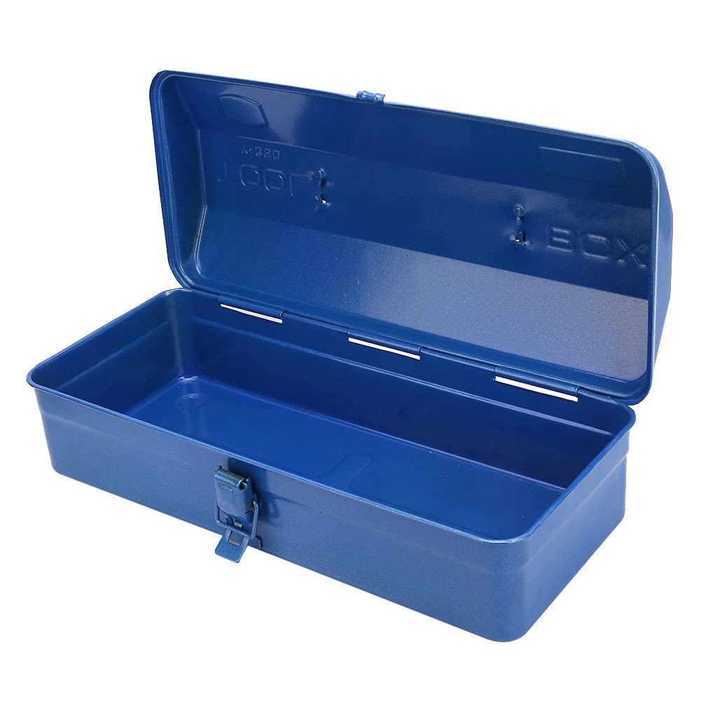Fafeicy Heavy Duty Portable Tool Box - Durable Multifunction Iron Tool Storage Case for Repair Tools (37x16x11cm, 350 Capacity) - Perfect for Home DIY, Car Maintenance & Construction Site Organization