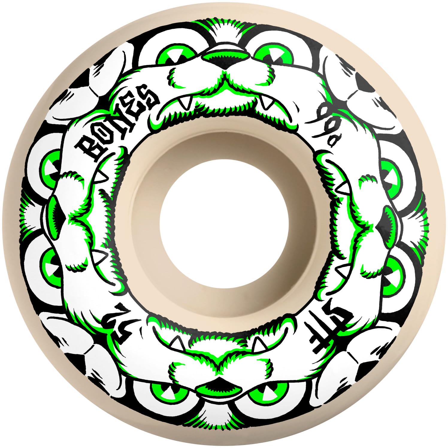 Bones Wheels STF Street Tech Formula Skateboard Wheels 99A or 103A Duro - High Performance Wheels for Street Skating, Park Riding & Technical Tricks