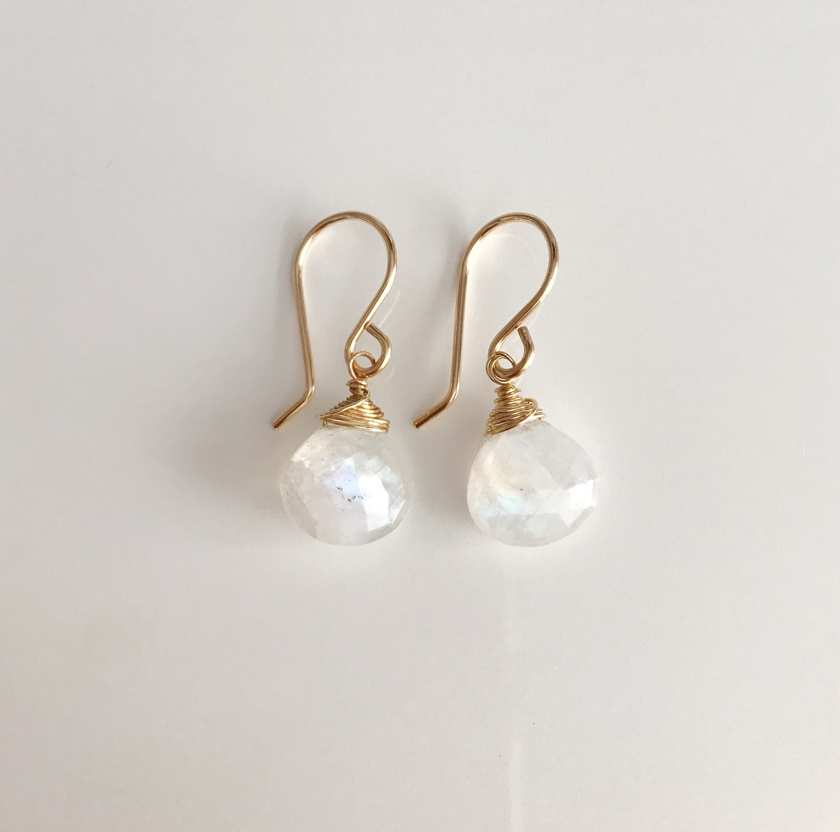 Moonstone Stud Earrings Kala (E262) - Elegant Jewelry for Women, Perfect for Weddings & Special Occasions