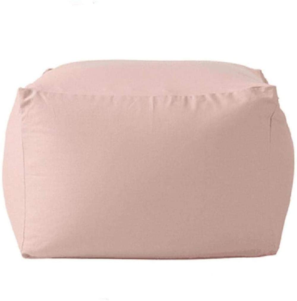 WYJW Small Home Bean Bags - Removable Bean Bag Chair for Adults & Kids, Comfortable Lazy Sofa Lounger for Indoor & Outdoor Use, Easy to Clean (Pink) - Perfect for Game Rooms, Dorm Rooms, and Backyard Relaxation