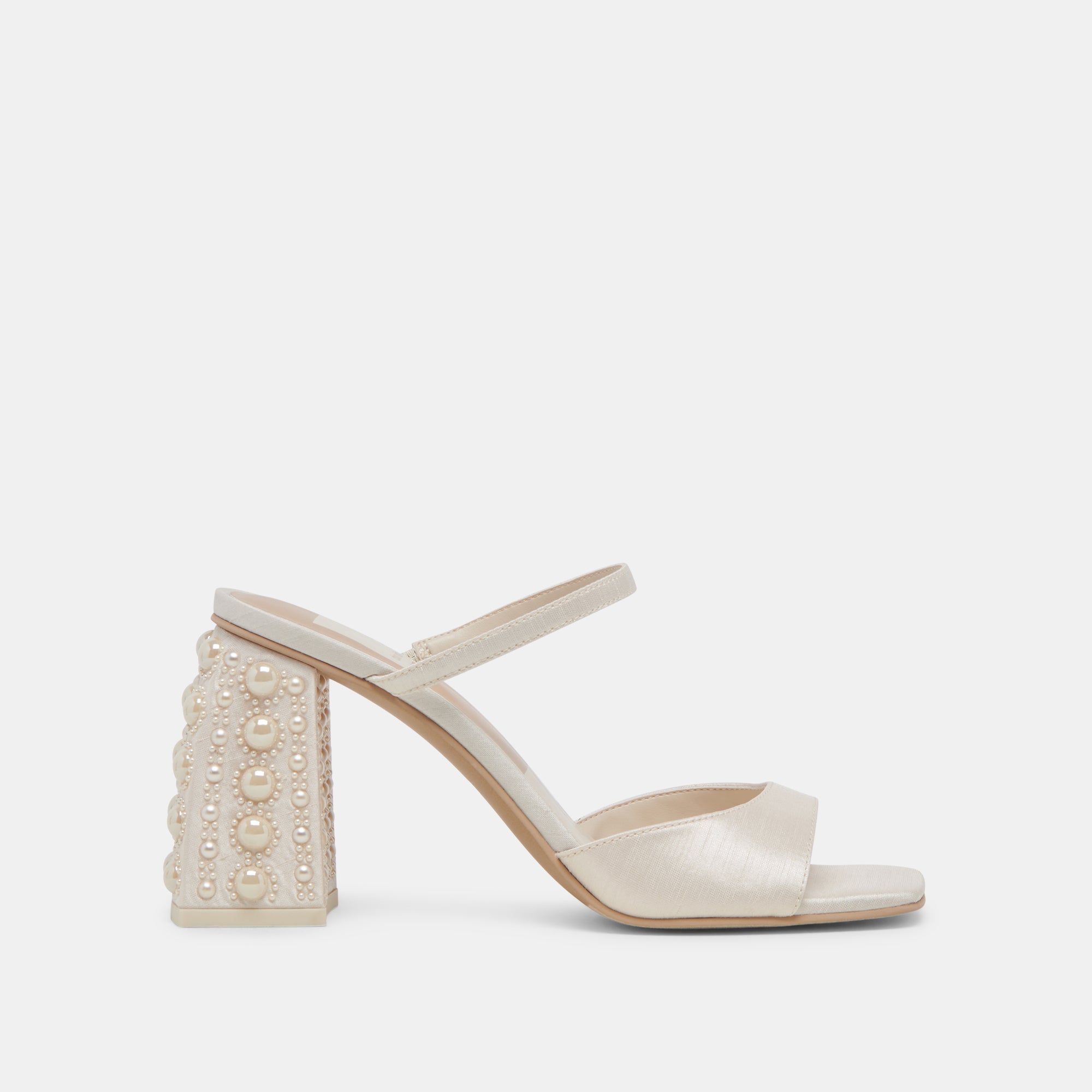 JEMMY PEARL HEELS - Vanilla Silk High Heels for Women | Elegant Evening Shoes for Parties, Weddings & Special Occasions