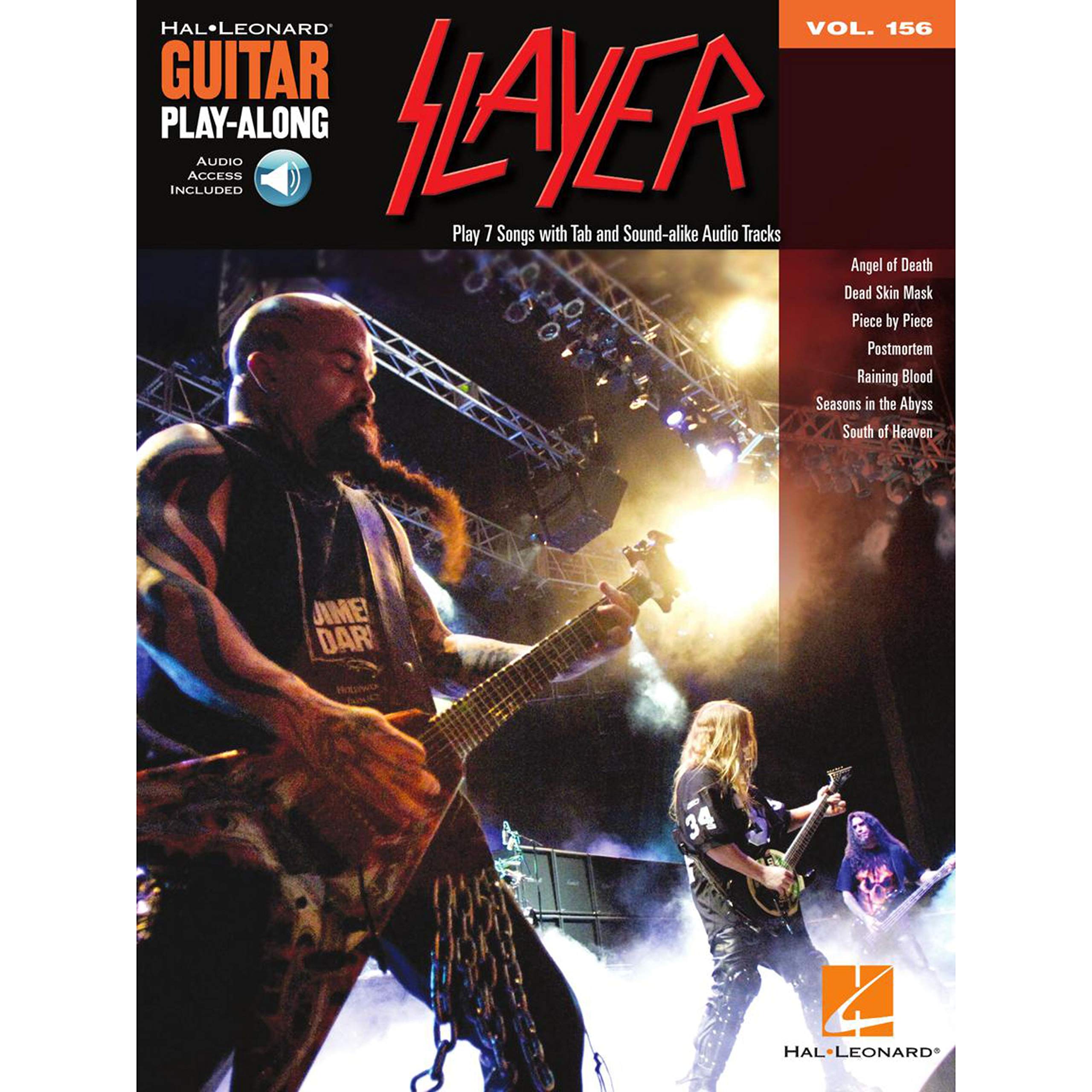 Slayer: Guitar Play-Along Volume 156 - Rock & Metal Guitar Tabs Book with Online Audio Tracks | Perfect for Guitar Practice, Band Rehearsals & Metal Music Lovers