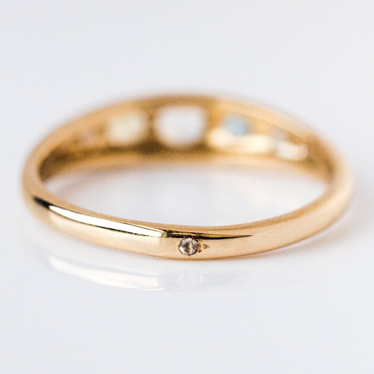 Artist Ring in 14K Yellow Gold - Handmade Dainty Jewelry for Women, Perfect Gift for Artists, Musicians & Creative Souls