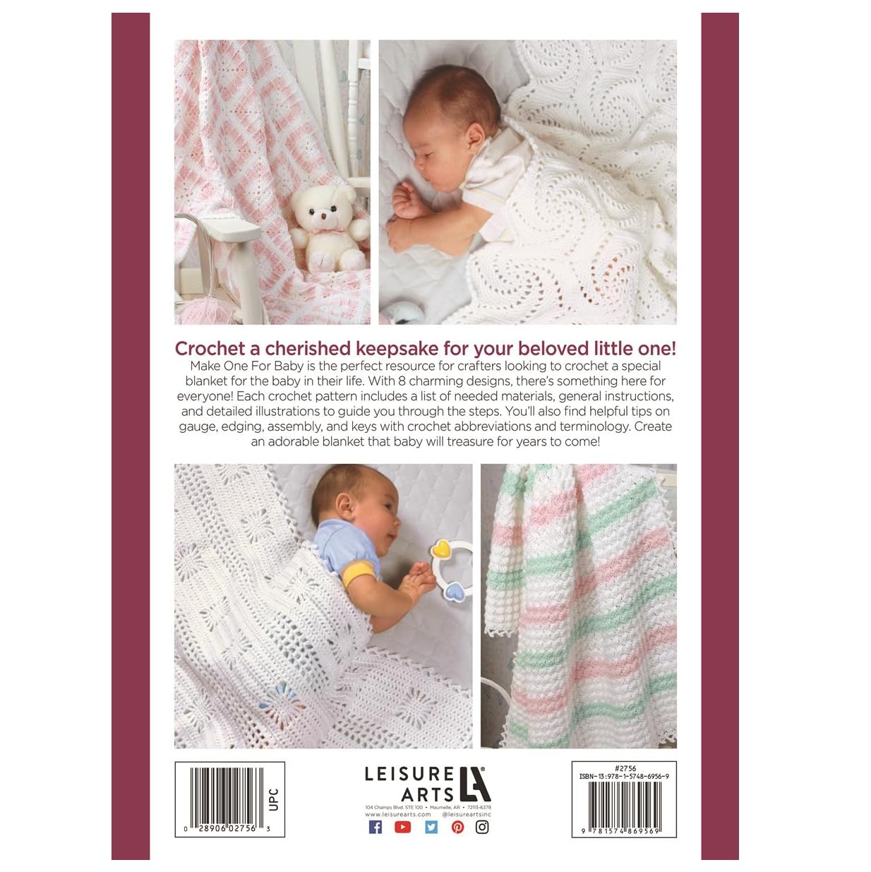 Leisure Arts Afghans On The Double Crochet Book - Easy Afghan Crochet Patterns for Beginners | DIY Home Decor & Gift Ideas