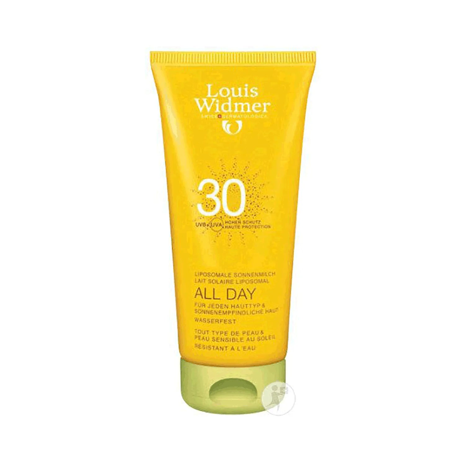 Louis Widmer All Day 30+ Moisturizing Cream 100ml - SPF Protection for Daily Skincare & Outdoor Activities