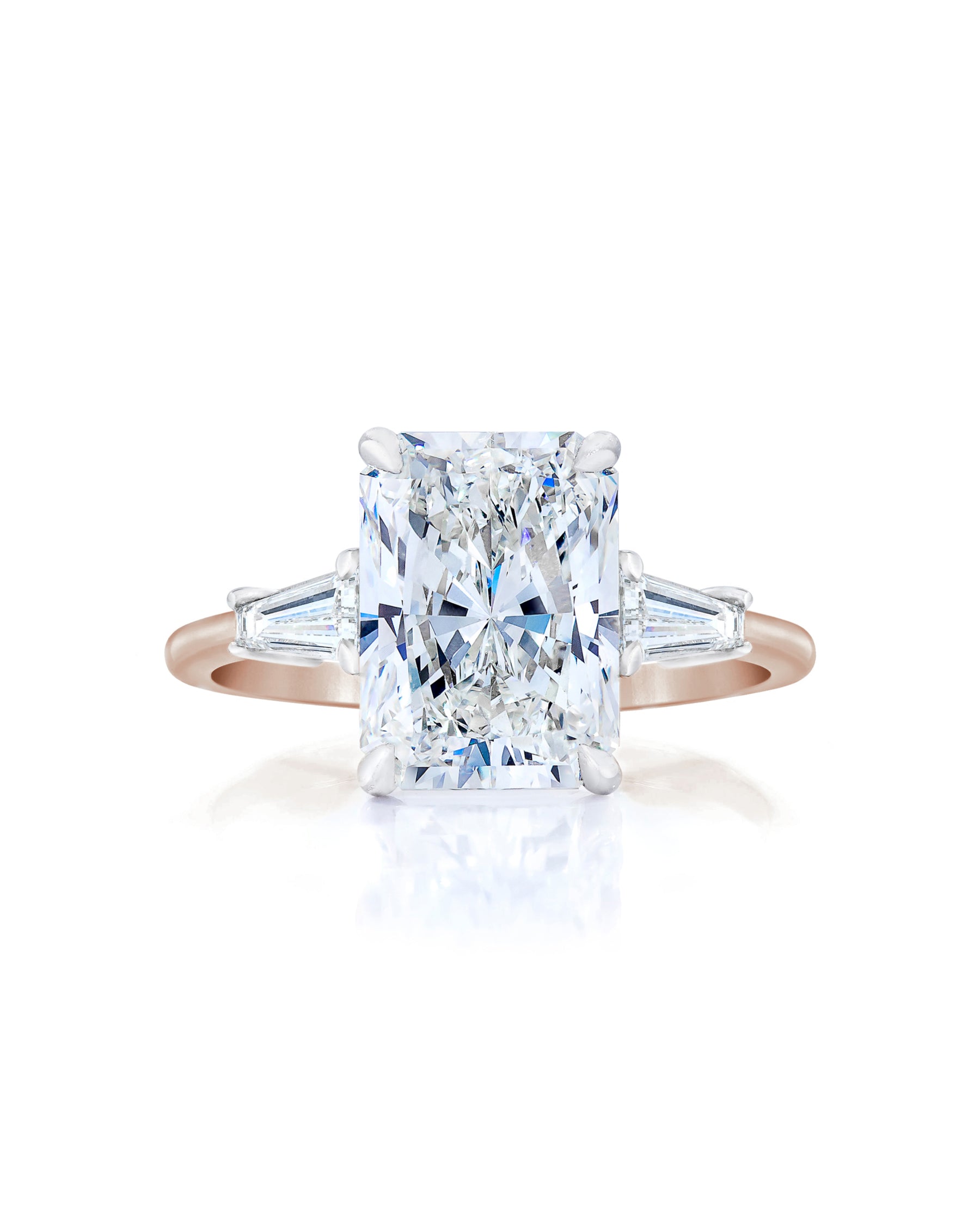 Baguette Side Stones - Elegant Diamond Accent Stones for Jewelry Making, Engagement Rings & Wedding Bands - Perfect for Custom Designs & Fine Jewelry Repair