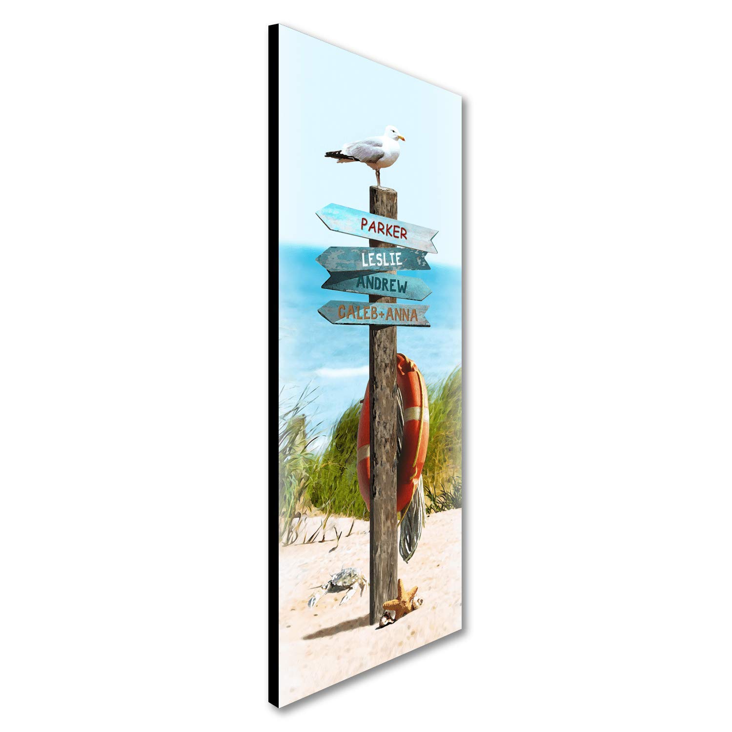 Custom Trail Name Sign - 9.5x26 Inch Wooden Block Mount - Winter Themed Personalized Decor for Cabin, Lodge & Outdoor Enthusiasts