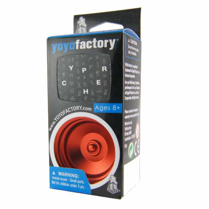 YoYoFactory Cypher Professional Unresponsive Yo-Yo for Advanced Players - Perfect for Tricks, Competitions & Performance