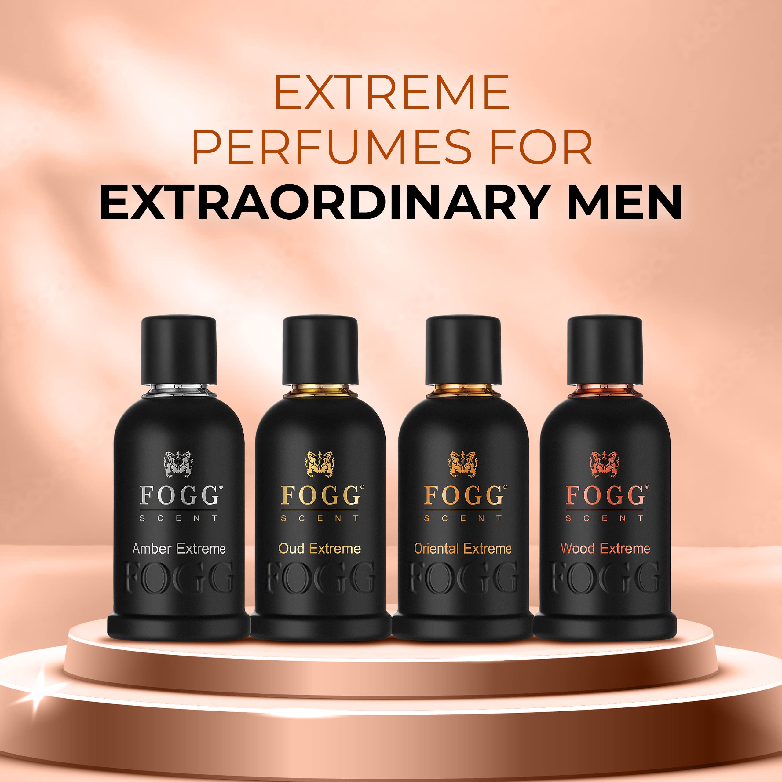Fogg Scent Wood Extreme Perfume for Men - Long Lasting Fresh & Powerful Eau de Parfum (100ml) - Perfect for Daily Wear, Office & Special Occasions