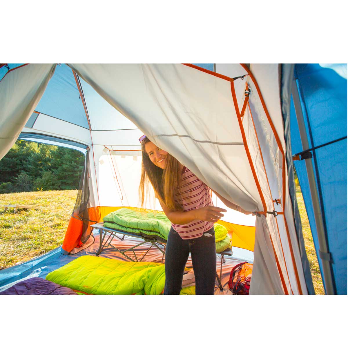 Eureka Copper Canyon LX 8-Person Camping Tent - Lightweight, Spacious Family Tent for Outdoor Adventures, Hiking & Backpacking Trips