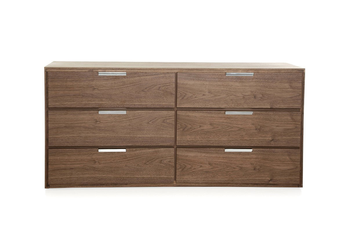Lauren 6-Drawer Dresser - Modern Wooden Chest of Drawers for Bedroom, Living Room & Closet Storage Organization