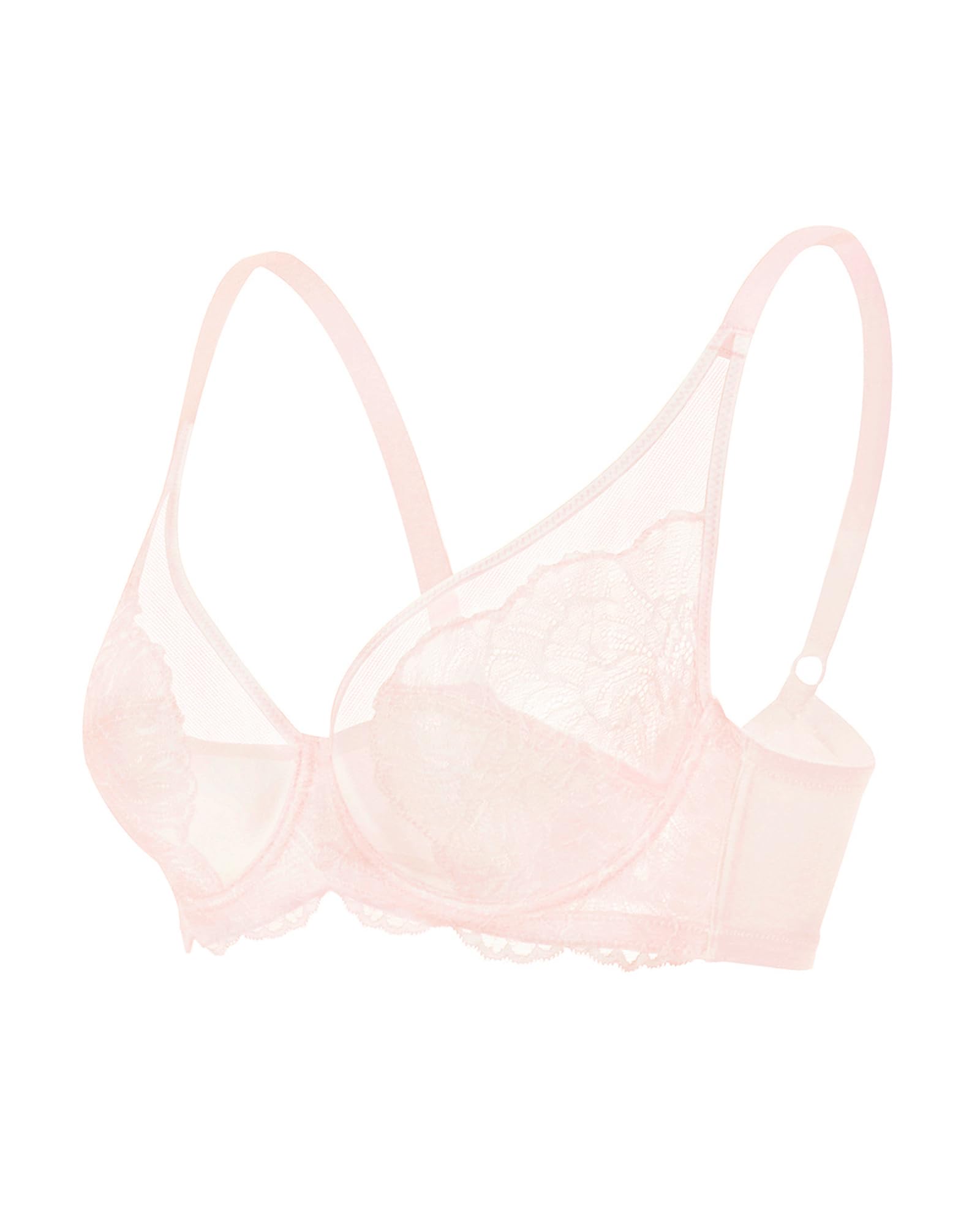 HSIA Women's Minimizer Bras - Full Coverage Lace Underwire Bra for Large Busts | Comfortable Unlined Support for Everyday Wear & Workouts