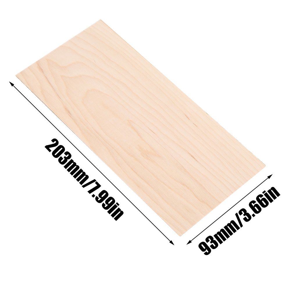 3Pcs Maple Guitar Head Veneers - Premium Guitar Headplate for Luthiers & DIY Repair - Replacement Tool for Acoustic & Electric Guitars - Perfect for Custom Builds & Instrument Restoration