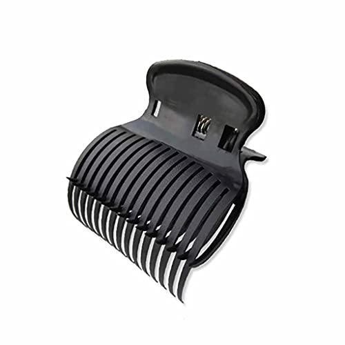 EEKLSJ 12pcs Hot Hair Roller Clips - Hair Curler Claw Clips for Perm & Styling (Black) | Perfect for Salon, Home Use & DIY Hairstyles