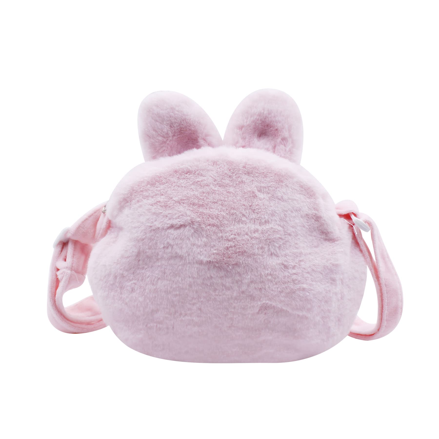Adorable Cartoon Plush Animal Crossbody Bag for Women & Girls - Cute Fluffy Shoulder Purse, Messenger Satchel Handbag - Perfect for School, Travel, Shopping & Daily Use