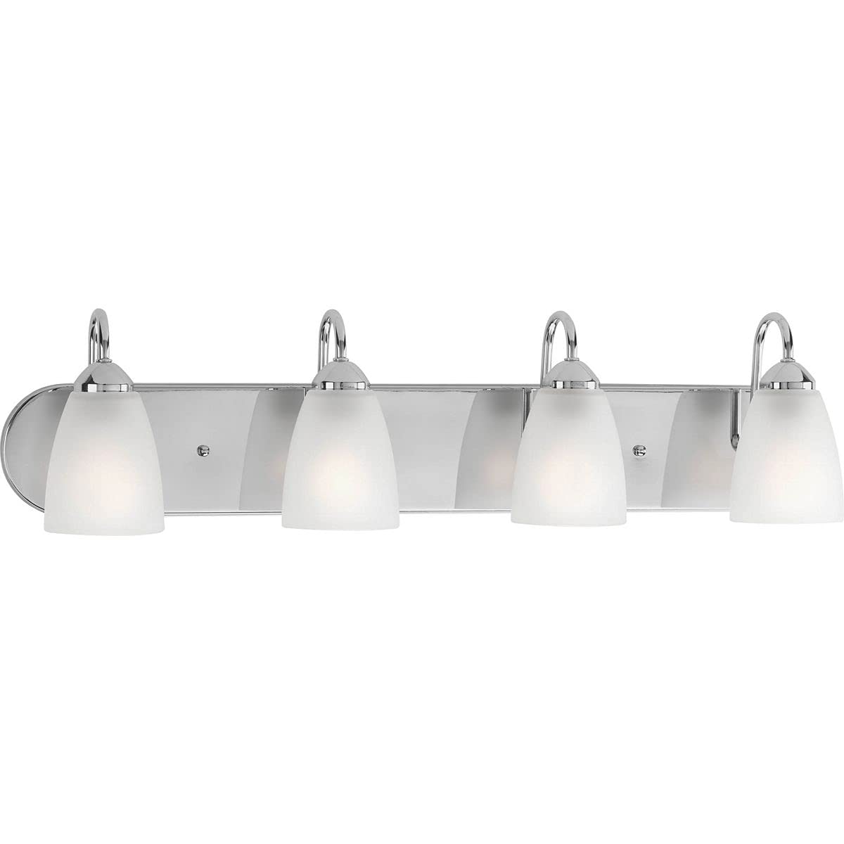 Progress Lighting P2709-15 Gather Bath & Vanity Light Fixture - Polished Chrome Finish - Perfect for Bathroom Vanity, Powder Room & Dressing Area Lighting